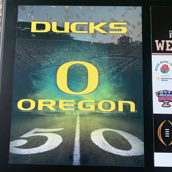 Oregon Ducks Football Plaque - Picture 3 of 3